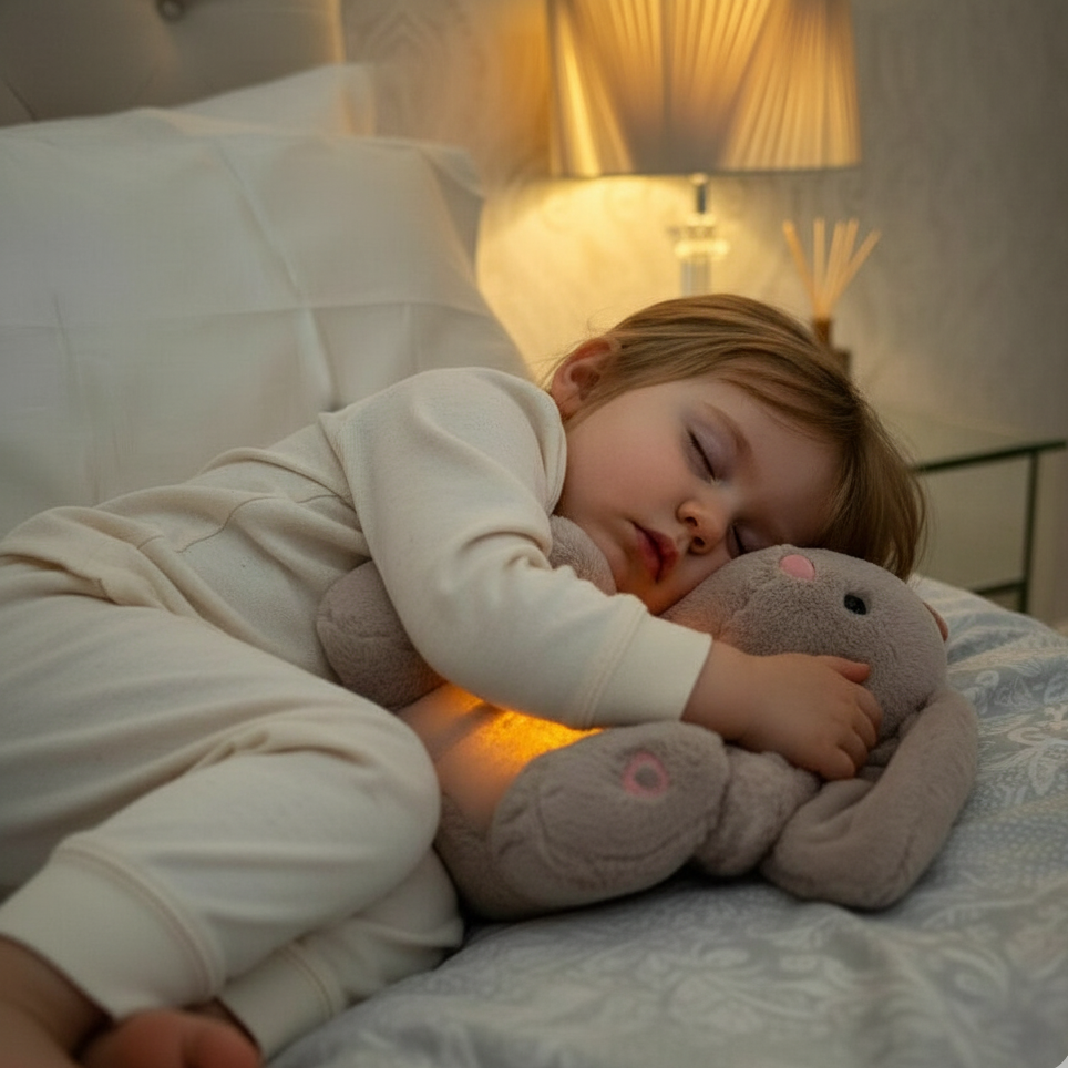 DreamyBreath Bunny | Soothing Sensory Plush Toy with Rhythmic Breathing