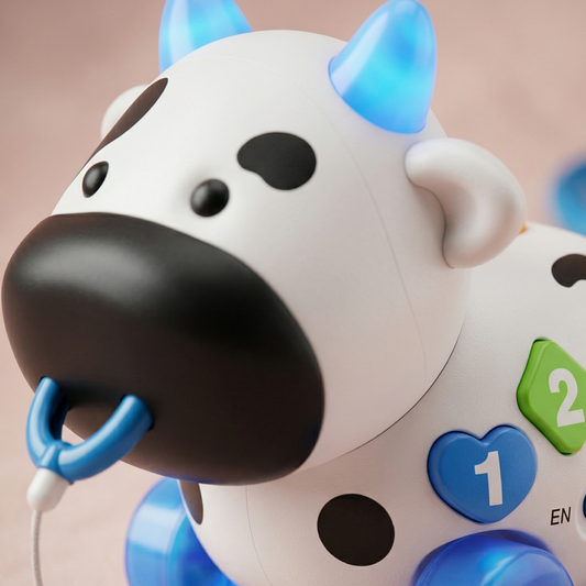 Bilingual Push Walker Baby Toy | The Bovine-Explorer