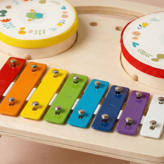 Kids Drum Set 7-in-1 Montessori | The Sonic-Symmetry