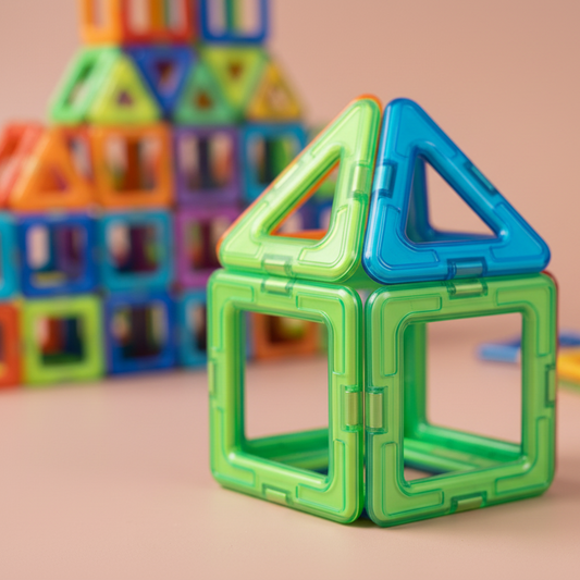 Magnetic Building Blocks 128pc DIY Set | The Magno-Forge Atelier