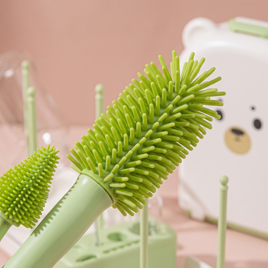 Baby Bottle Brush Travel Set with Case | The Pure-Sweep Kit