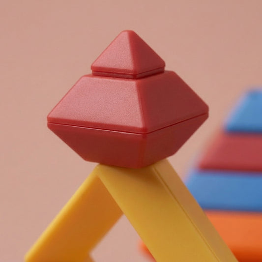 Rainbow Stacking Tower 60pc Deluxe | The Chroma Spire