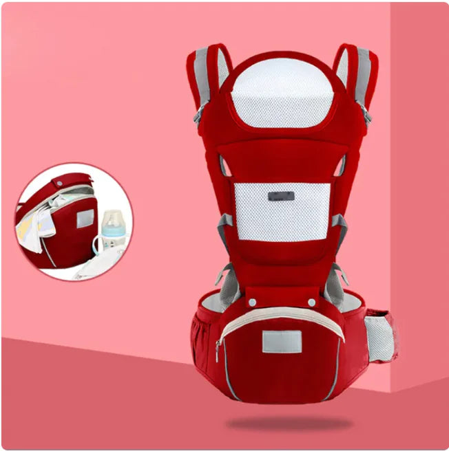 The OmniFree Ergonomic Baby Carrier | 4-in-1 with Hip Seat for All-Day Comfort