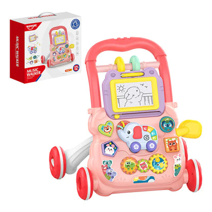 The Milestone 3-in-1 Learning Walker | Sit-to-Stand Musical Activity Toy