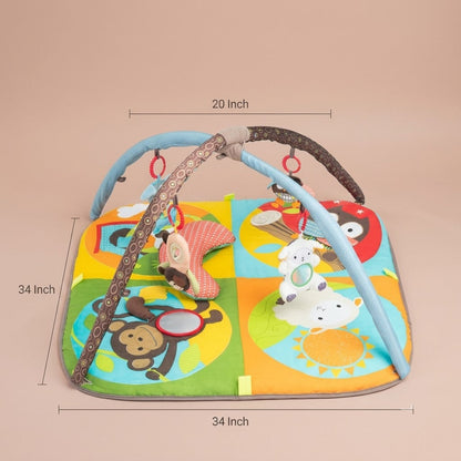 Baby Play Gym Mat Zoo Sensory 4-in-1 | The Savanna Sanctuary