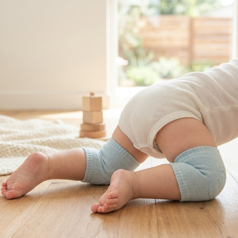 Non-Slip Baby Crawling Knee Pads, Terry Cotton – The Crawl-Guard Terry, photo 5
