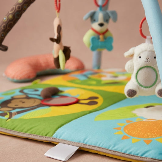 Baby Play Gym Mat Zoo Sensory 4-in-1 | The Savanna Sanctuary