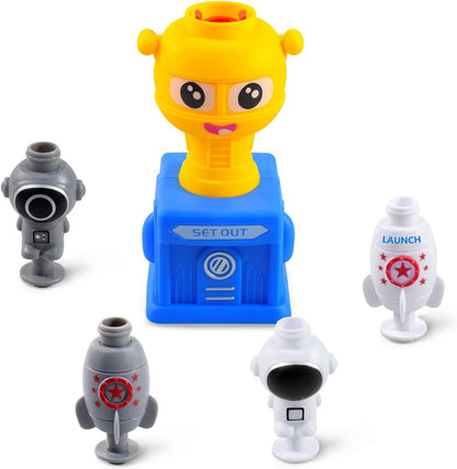 BAKAM™ Froggy-Force | 2-in-1 Balloon Launcher Car & Flying Rocket STEM Kit