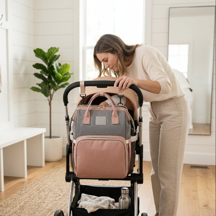 Insulated Diaper Bag Backpack 20–35L – The Metro-Muse Pack, photo 9