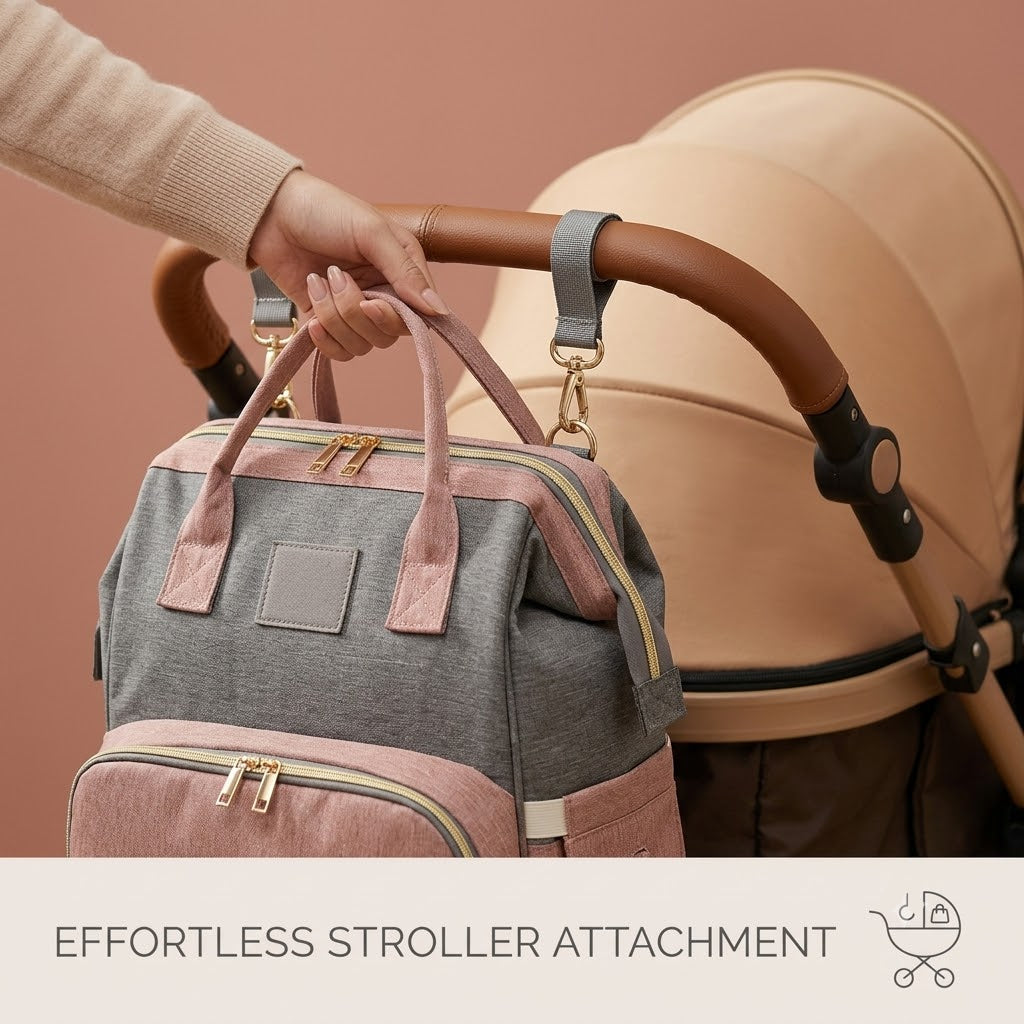 Insulated Diaper Bag Backpack 20–35L – The Metro-Muse Pack, photo 10