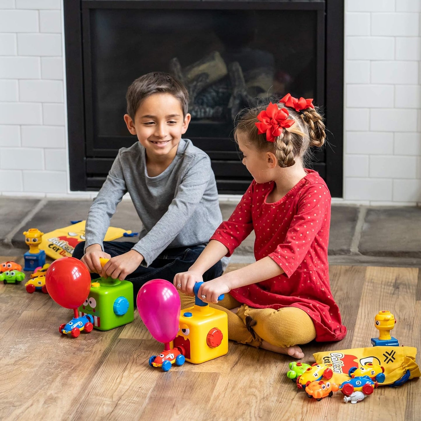 BAKAM™ Froggy-Force | 2-in-1 Balloon Launcher Car & Flying Rocket STEM Kit