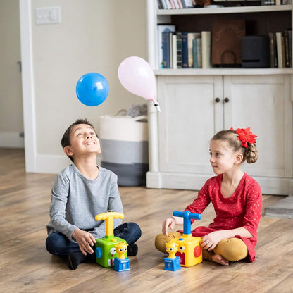 BAKAM™ Froggy-Force | 2-in-1 Balloon Launcher Car & Flying Rocket STEM Kit