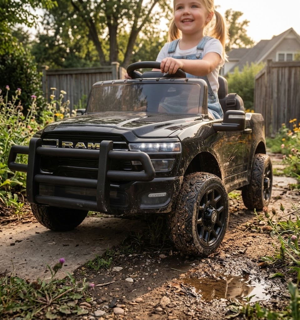 12V Kids Ride-On Truck with Remote Control | The Apex Hauler