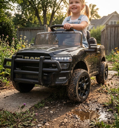 Licensed Dodge RAM 3500 12V Ride-On Truck | The Apex Hauler