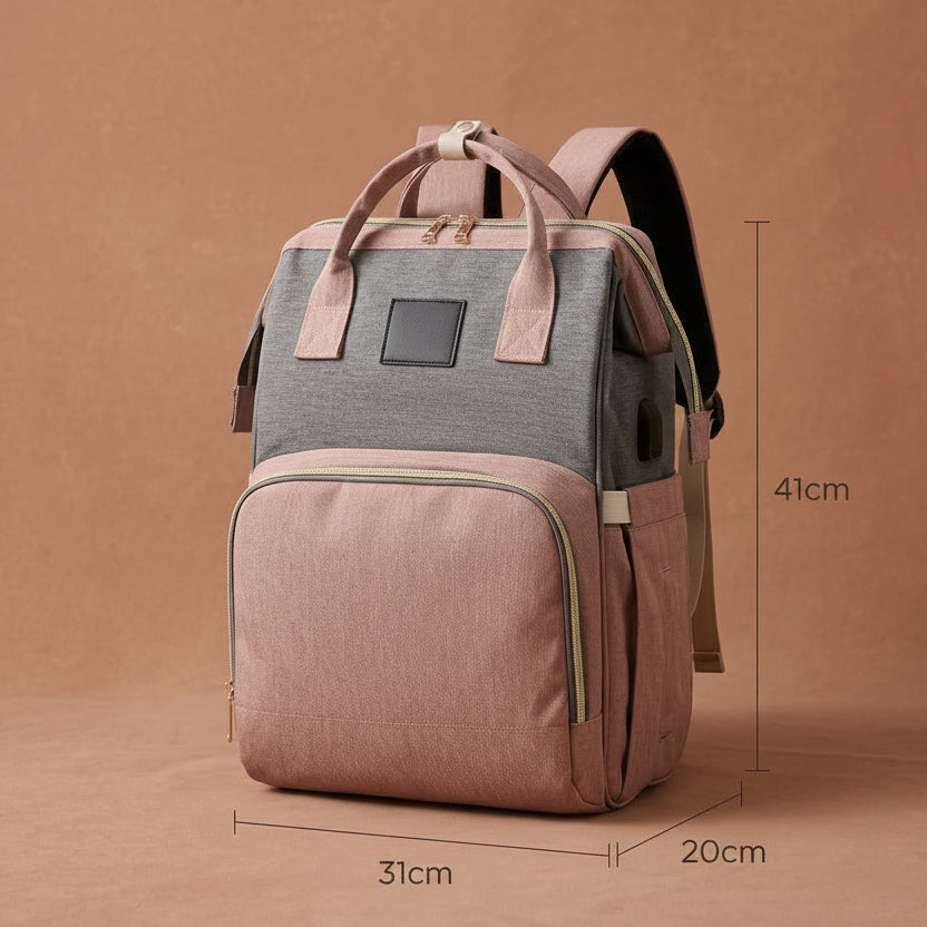 Insulated Diaper Bag Backpack 20–35L – The Metro-Muse Pack, photo 7