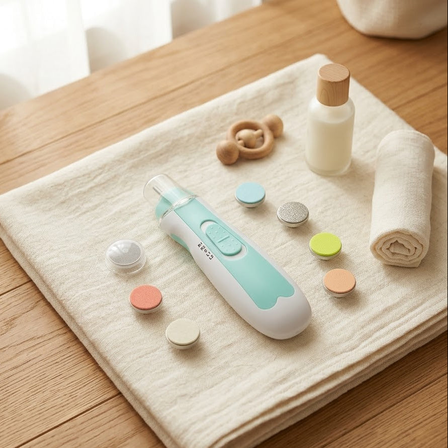 Electric Baby Nail Trimmer Anti-Pinch Set – The Velvet-Touch Guardian, photo 6