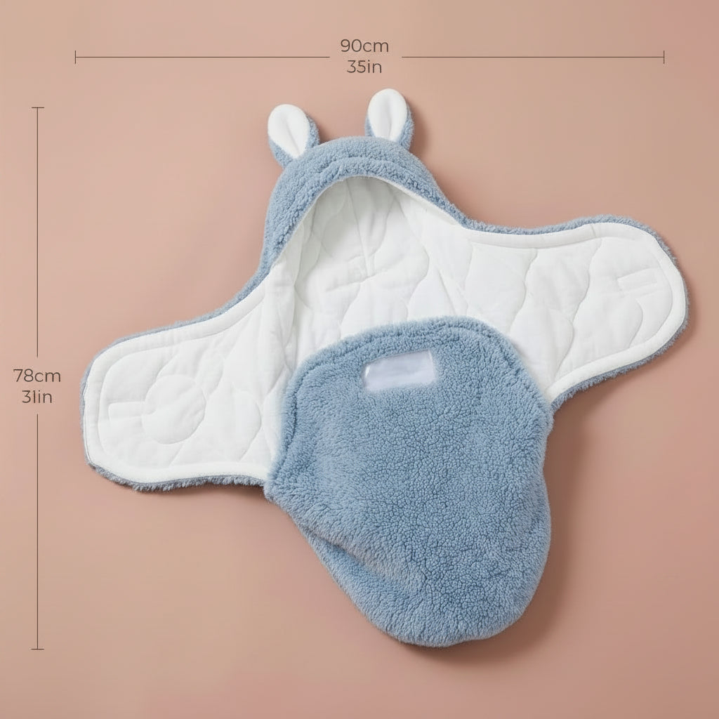 Baby Swaddle Sleep Sack with Head Support – The Cocoon-Cloud Wrap, photo 6