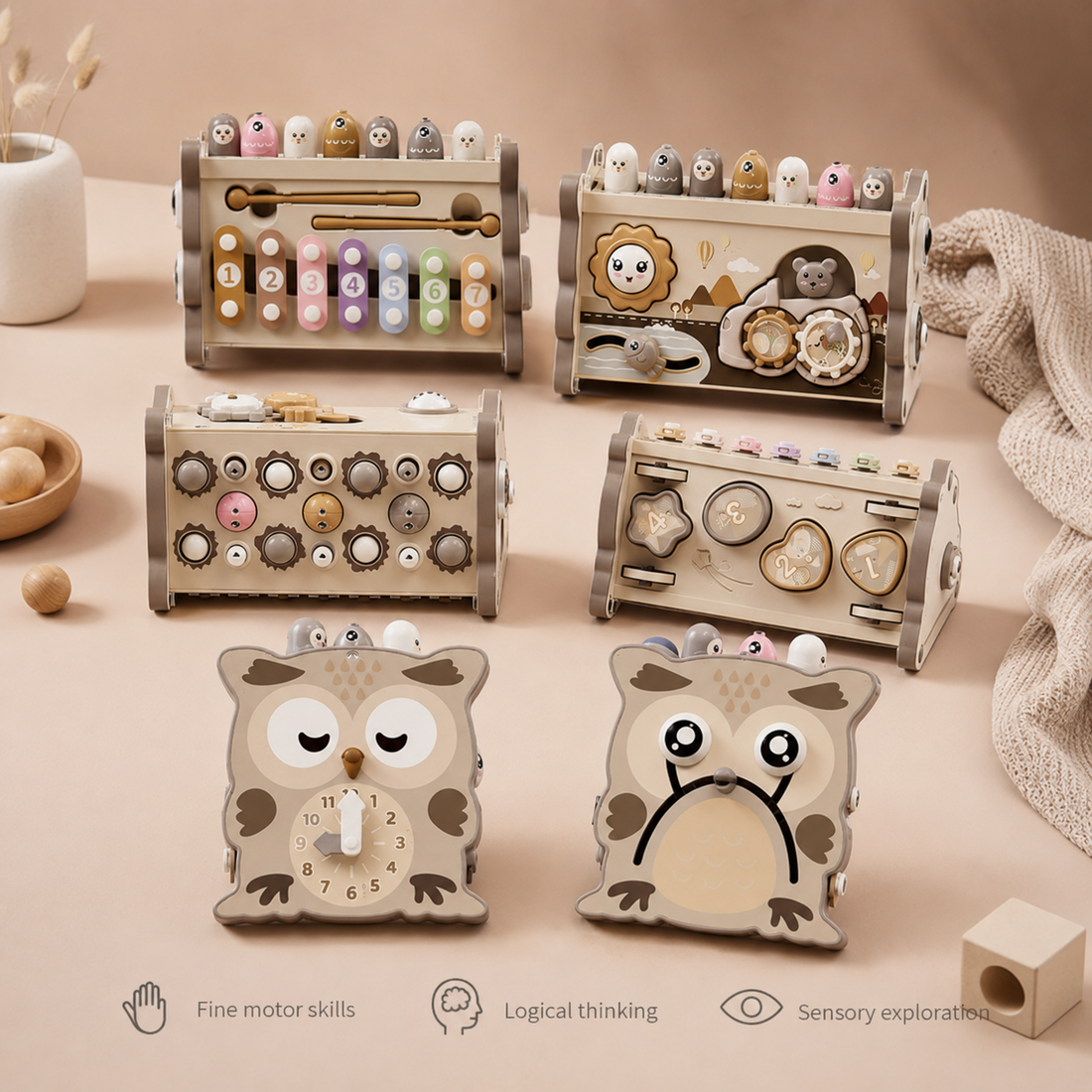 Baby Activity Cube, 6 Sides & 10 Play Modes – The Hexa-Discovery Core, photo 9
