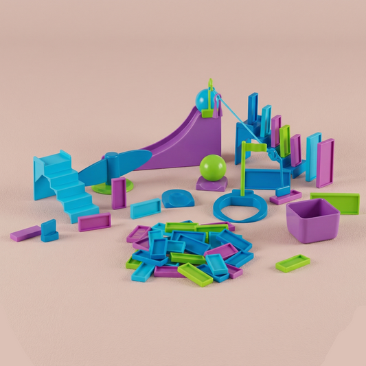 Domino Set for Kids 59pc | The Kinetic-Link Suite