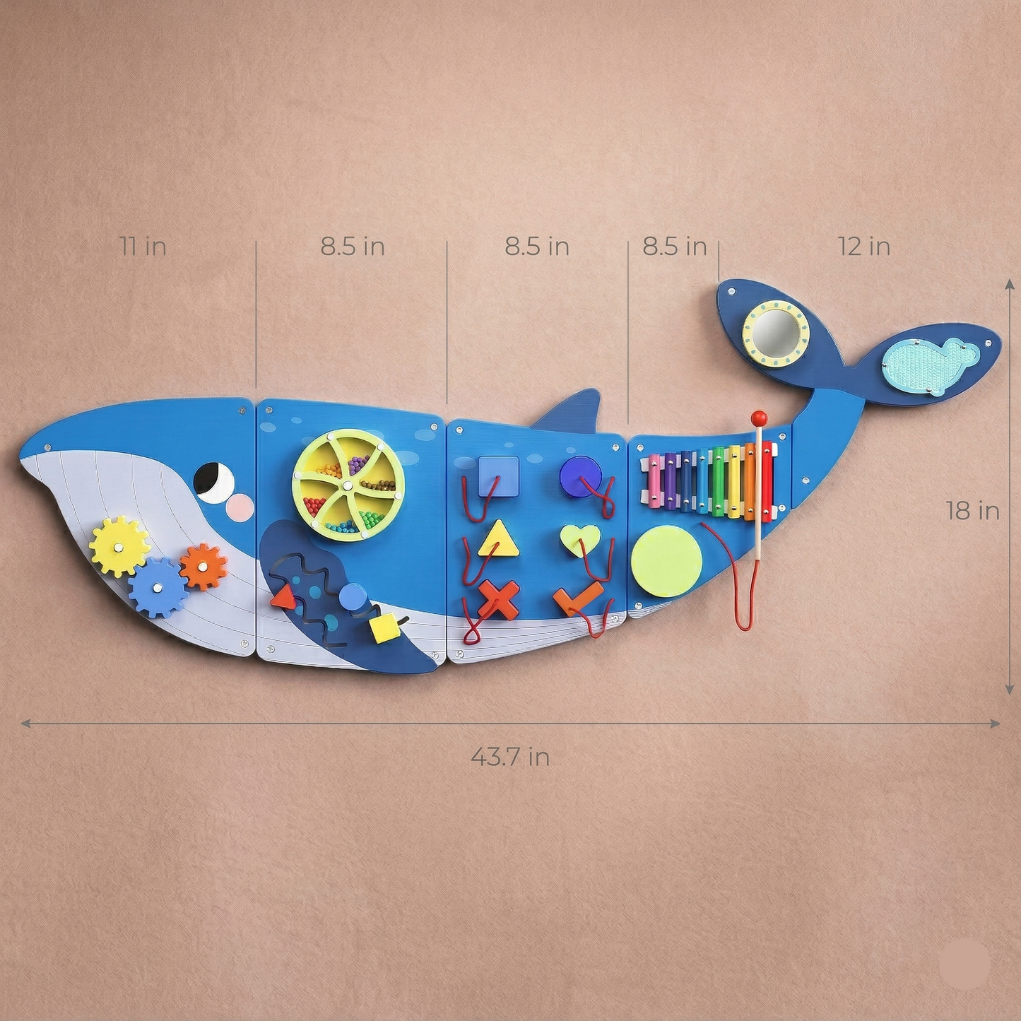 Montessori Wall Toy 8-in-1 | The Oceanic Discovery Suite