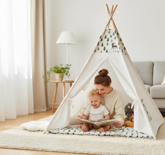 The Cozy Explorer | Canvas Play Tent & Reading Nook