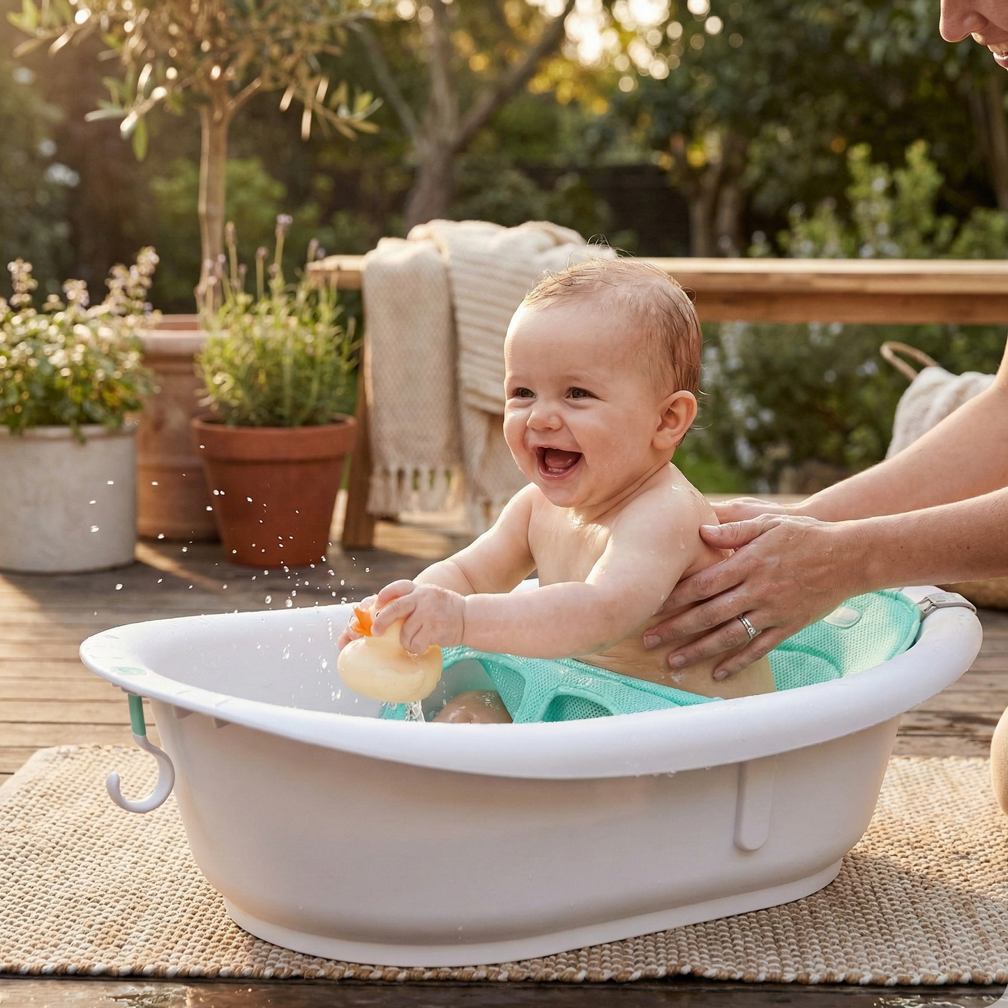 Baby Bathtub Newborn to Toddler 4-Stage | The AquaSculpt