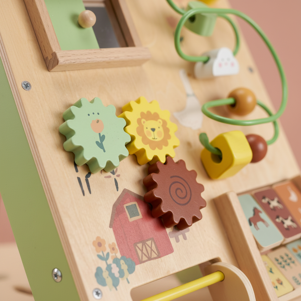 Wooden Baby Push Walker, Montessori – The First-Stride Atelier, photo 2