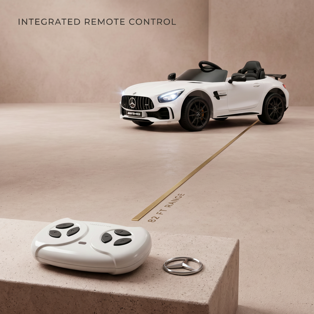 Licensed Mercedes-AMG GTR 12V Ride-On Car | The Silver-Arrow GT