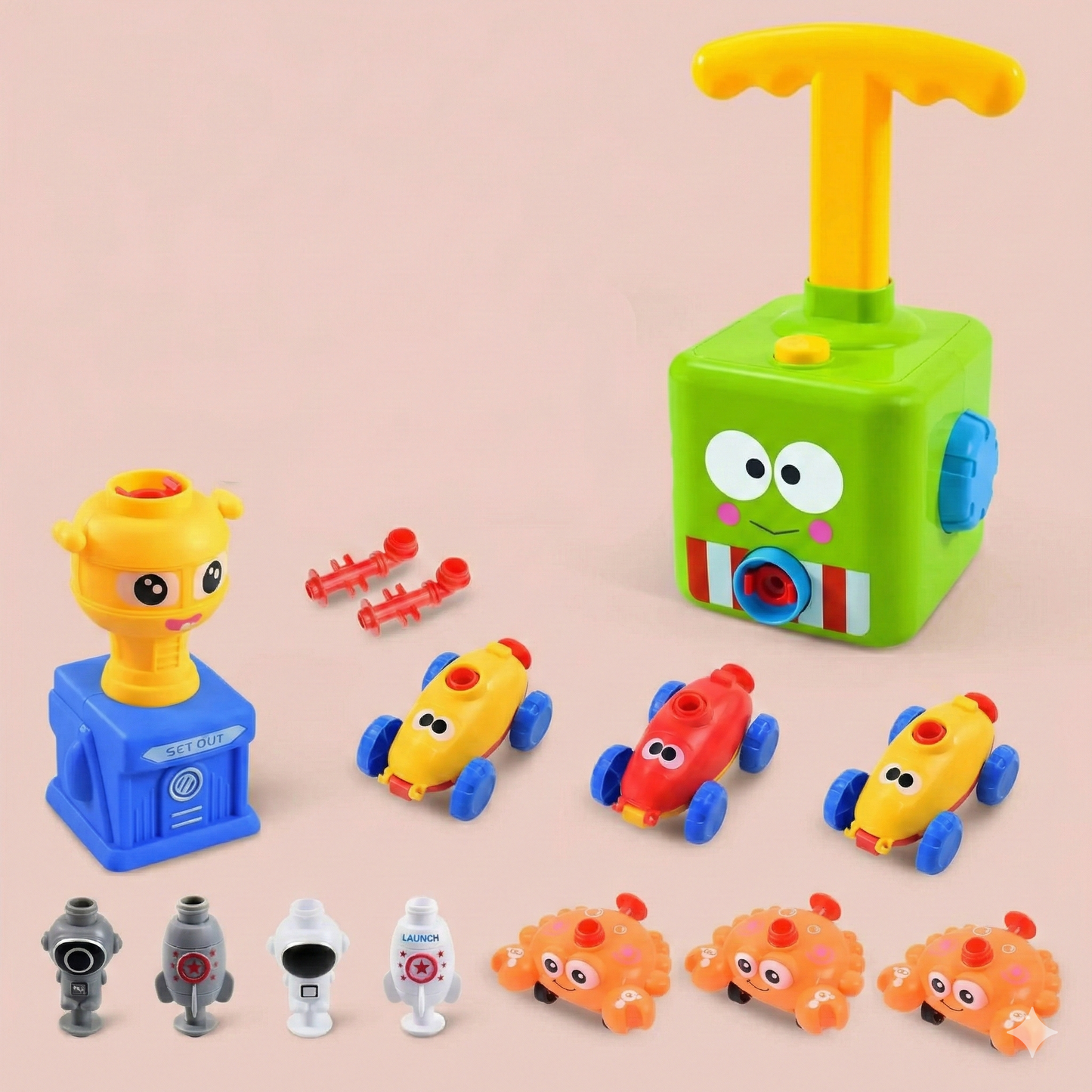 The AeroPulse Kinetic Studio | 2-in-1 Pneumatic Launch & Flight System