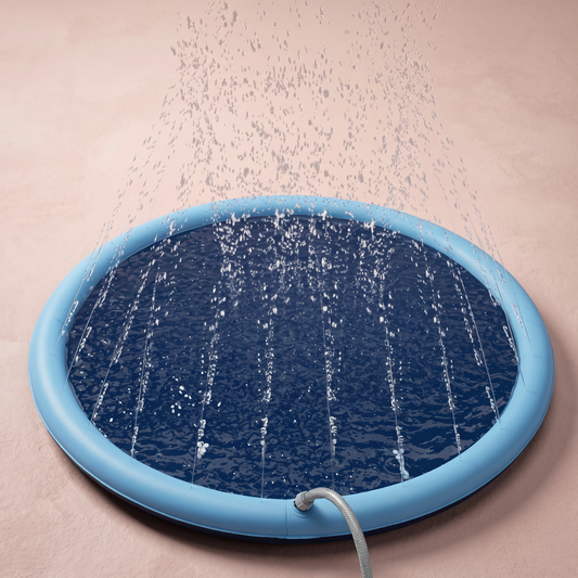Splash Pad for Kids & Dogs Non-Slip | The Hydro-Haven Oasis