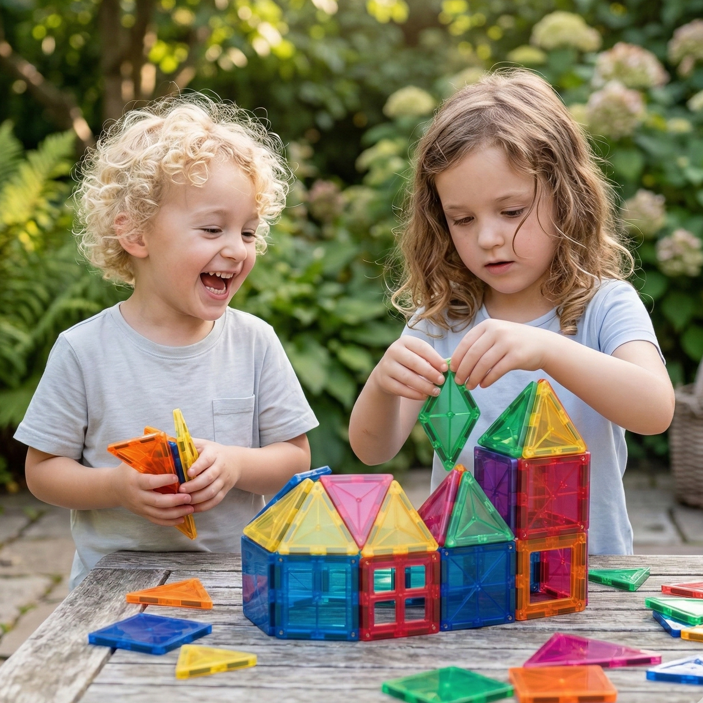 Magnetic Tiles 100pc Travel Set | The Mini-Prism Suite