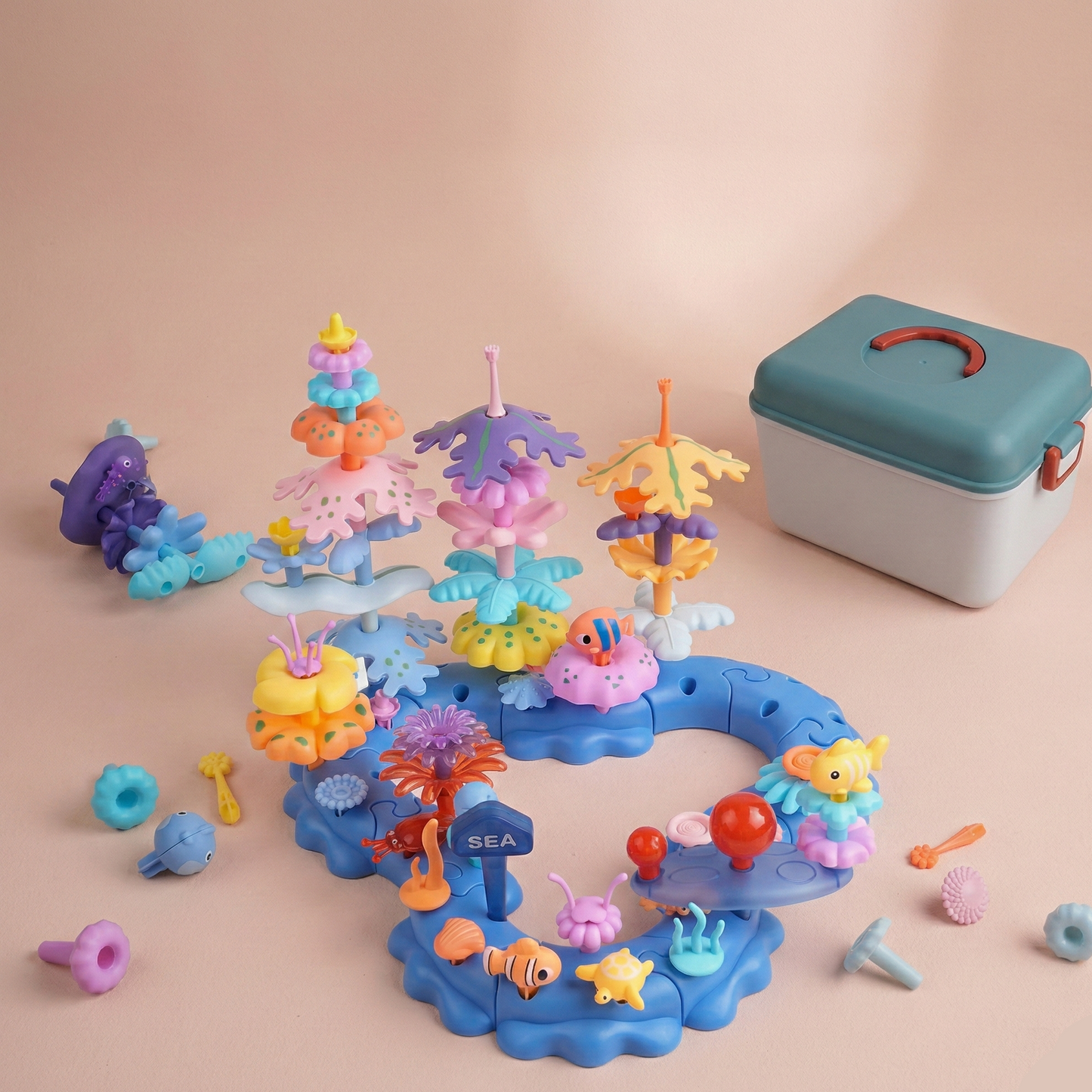 The Oceanus Structural Studio | 96-Piece Marine Engineering & Aquatic Ecology Set