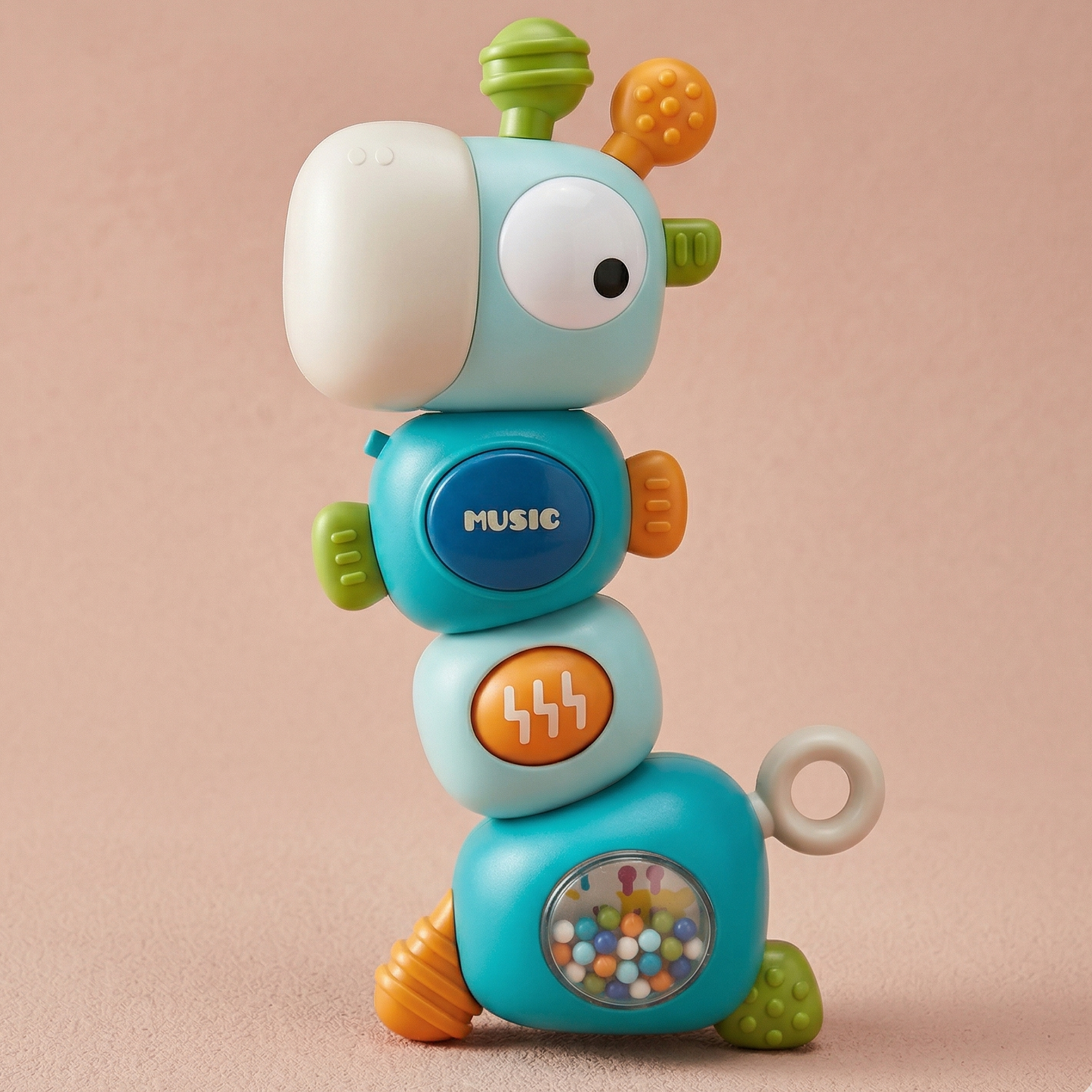Giraffe Teether Toy 4-in-1 | The Azure-Longneck