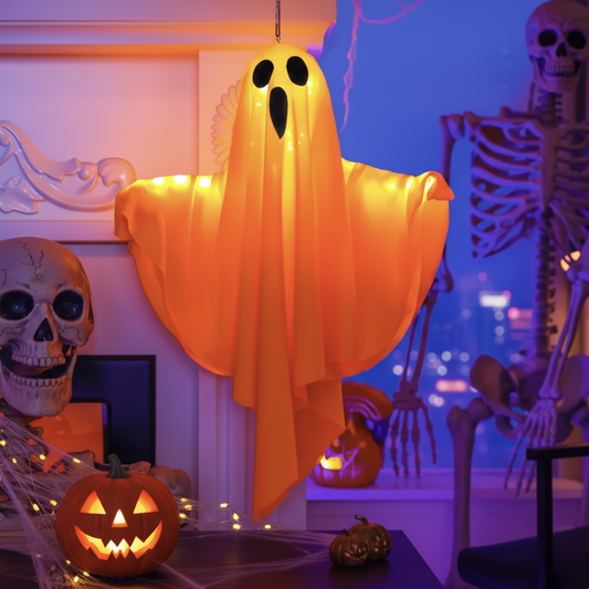 The SpecterGlow LED Halloween Lights | Spooky Ghost & Wizard Hat Decorations