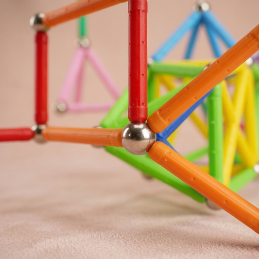 Magnetic Tiles 132pc STEM Set | The Magna-Flux Studio
