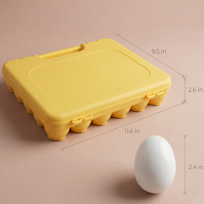 Alphabet Egg Sorting Toy 26pc | The Alpha-Nidus