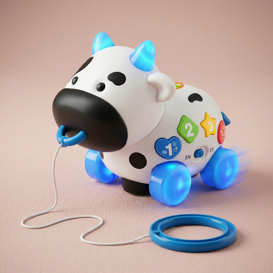 Bilingual Push Walker Baby Toy | The Bovine-Explorer