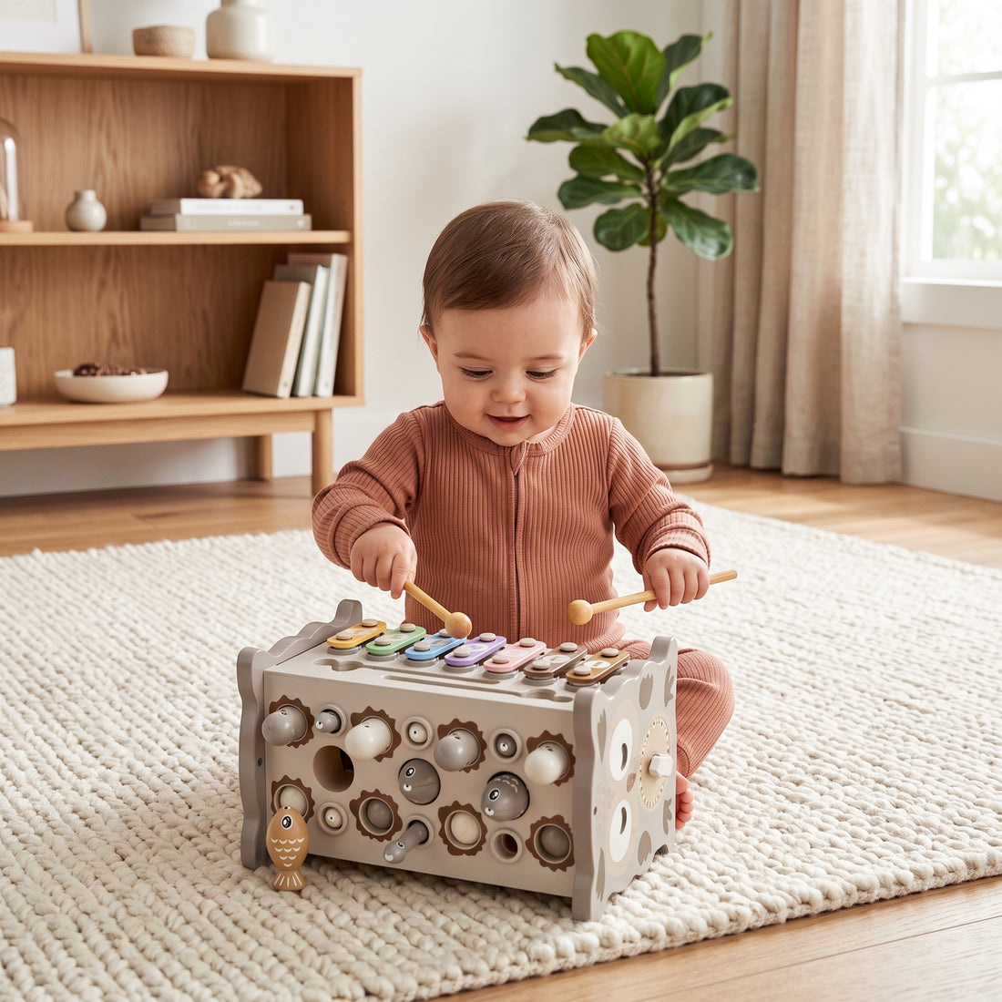 Baby Activity Cube, 6 Sides & 10 Play Modes – The Hexa-Discovery Core, photo 7