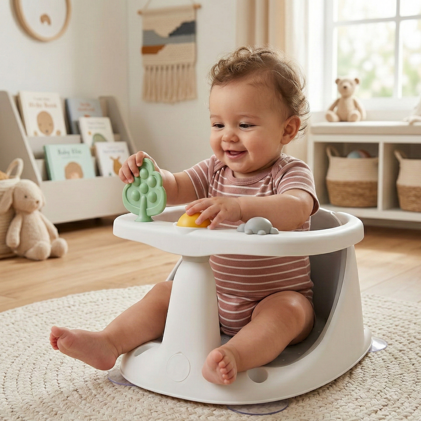 Baby Bath Seat with Toys 360° | The Hydro-Posture Elite