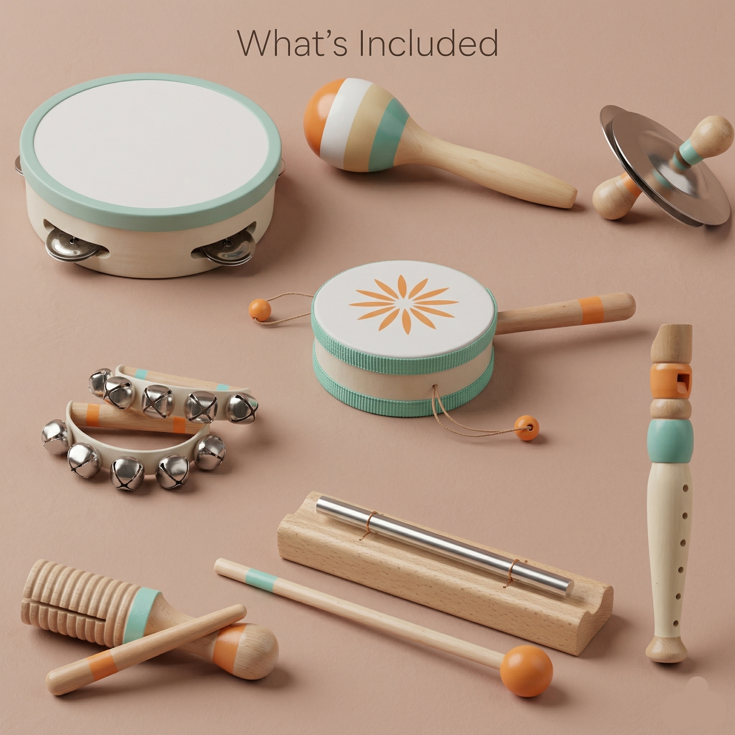 Baby Musical Toy 8-in-1 Neutral | The Aura-Rhythm