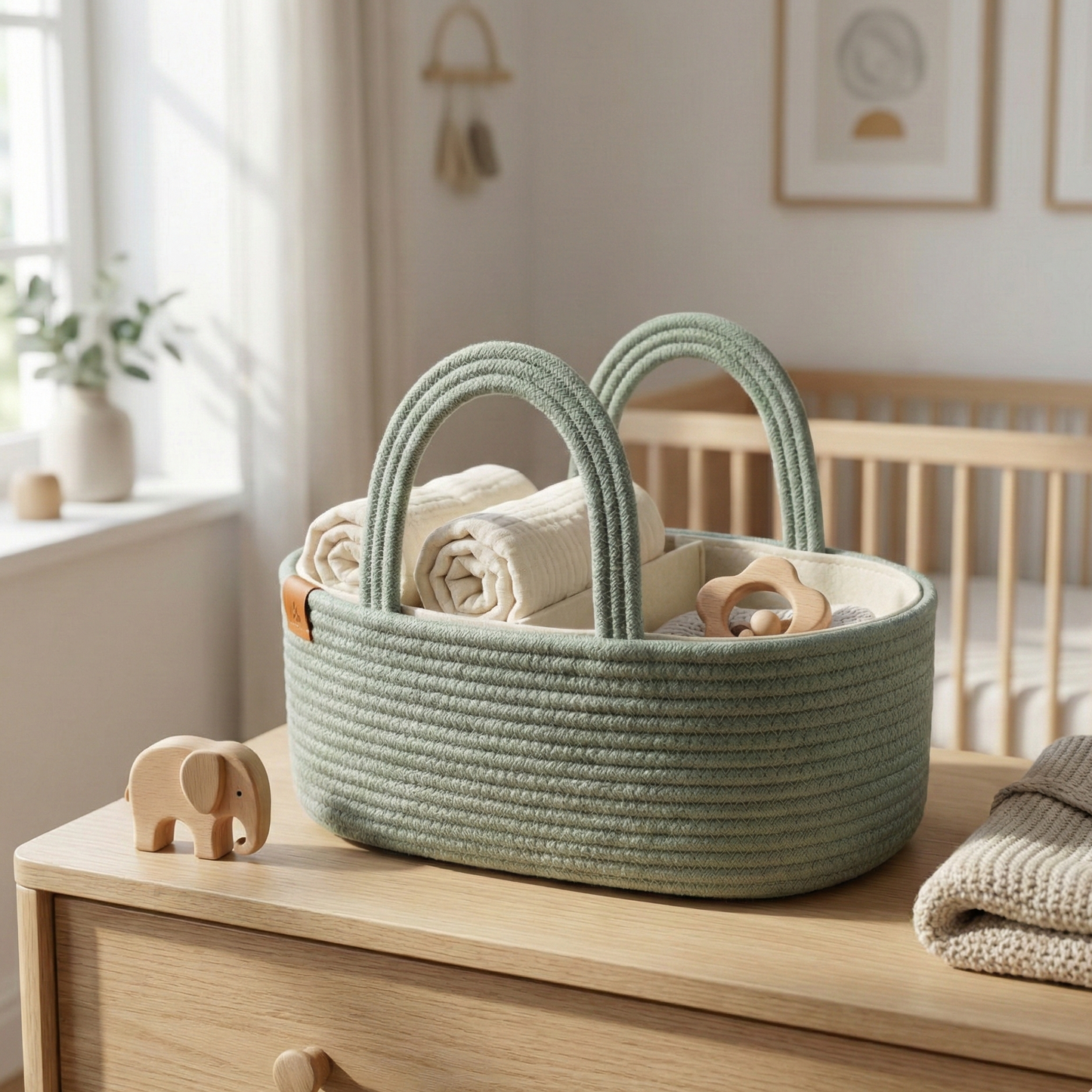 Nursery Organizer Caddy Cotton | The Nest-Elite