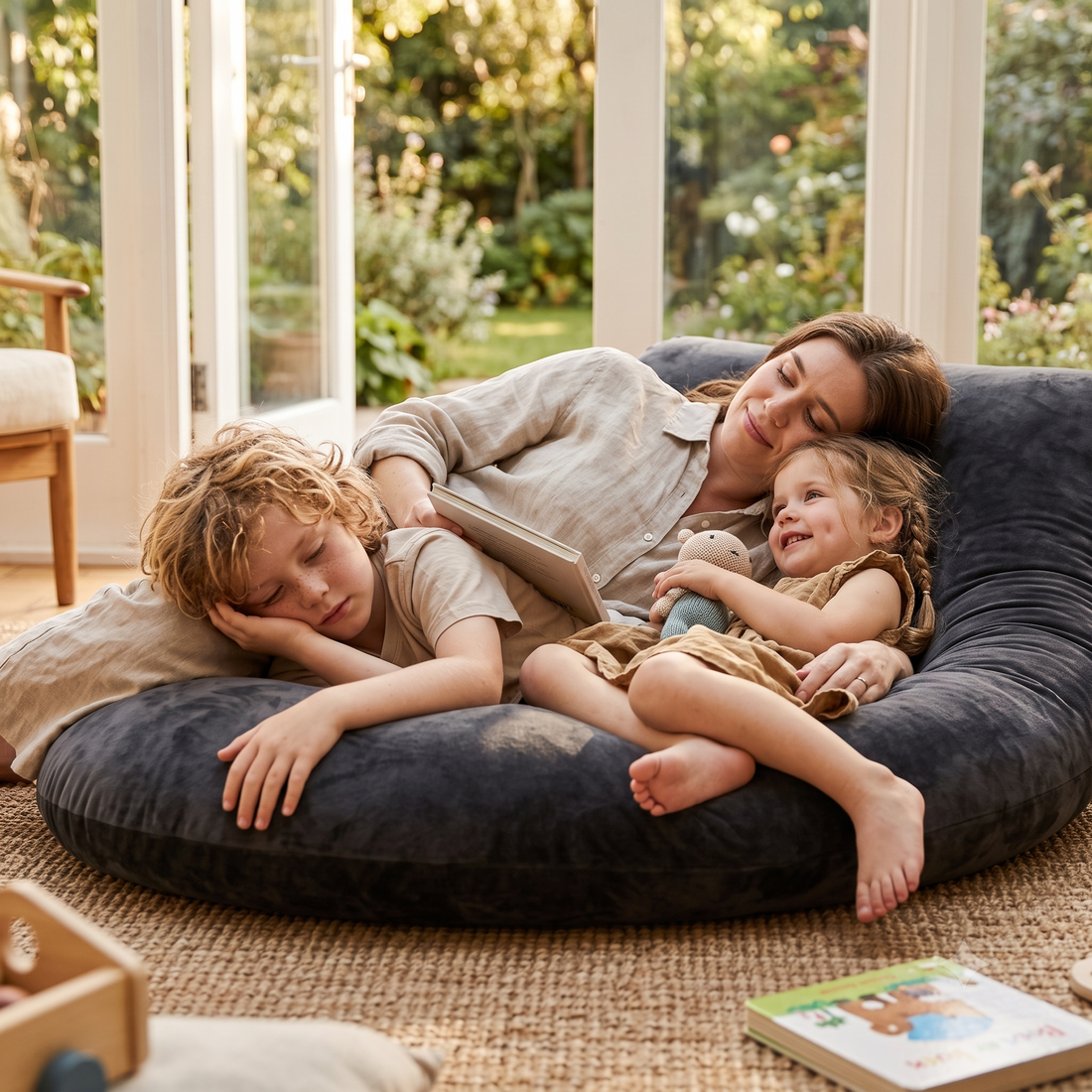 J-Shaped Full Body Pregnancy Pillow – The Materna-Cloud Luxe, photo 8