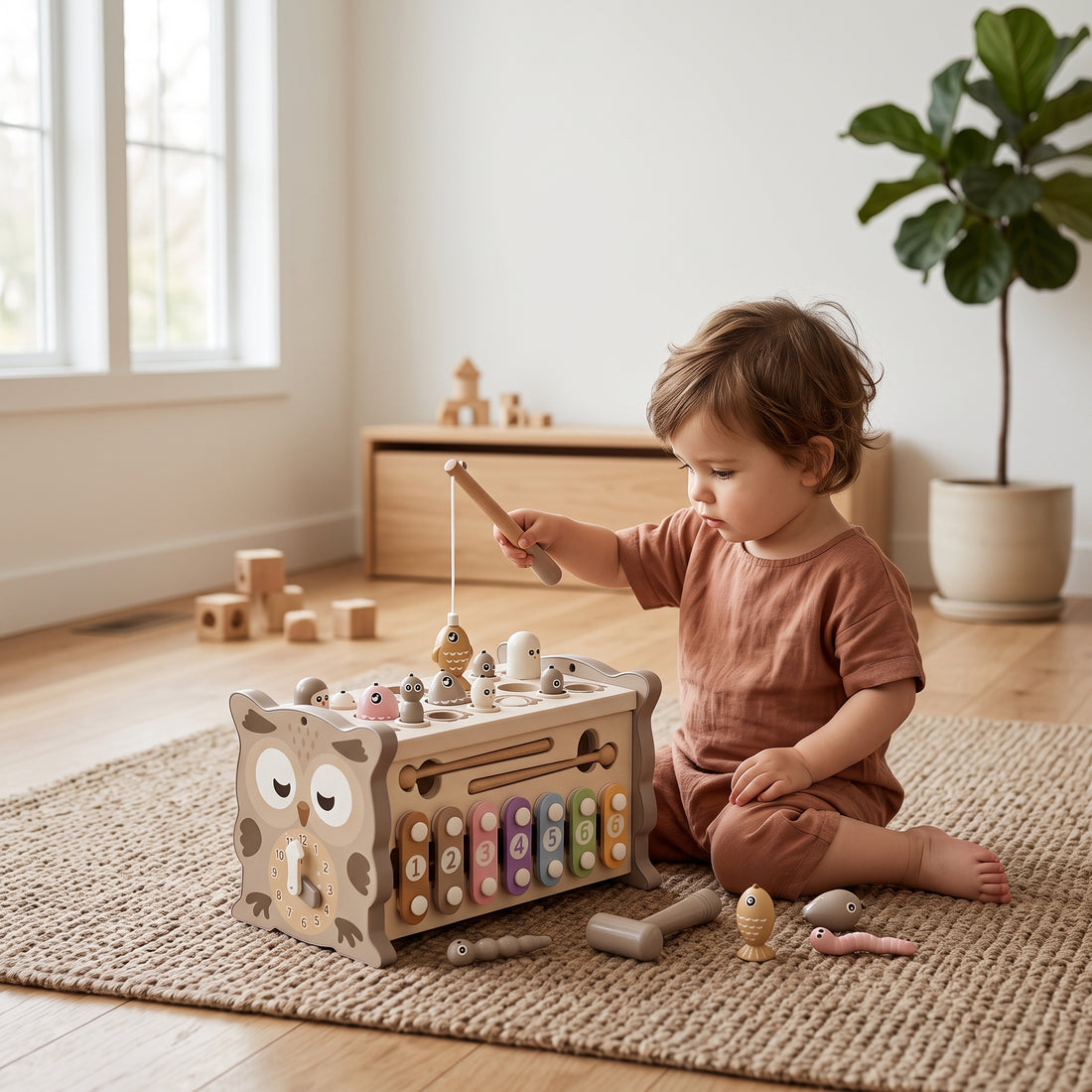 Baby Activity Cube, 6 Sides & 10 Play Modes – The Hexa-Discovery Core, photo 5