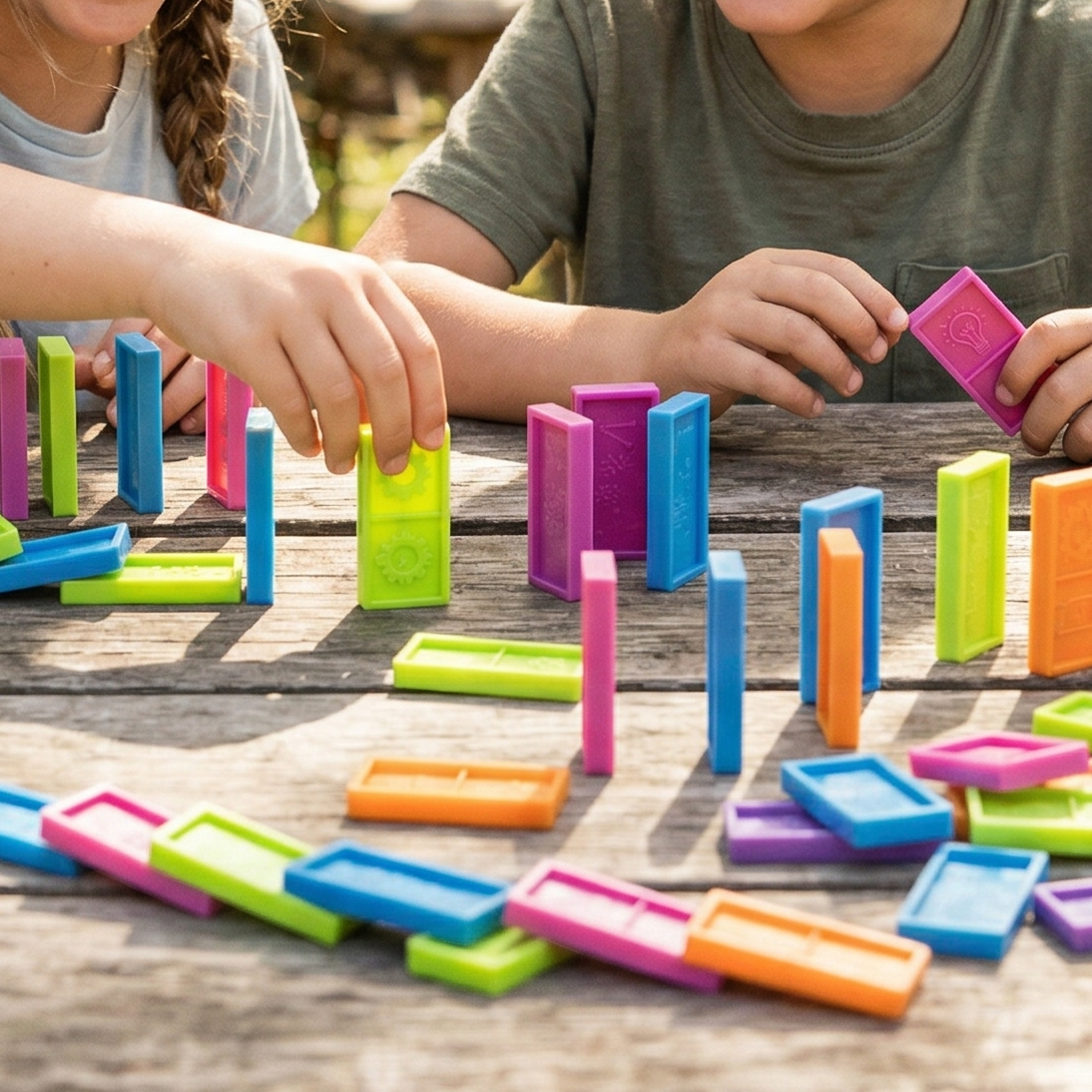 Domino Set for Kids 59pc | The Kinetic-Link Suite