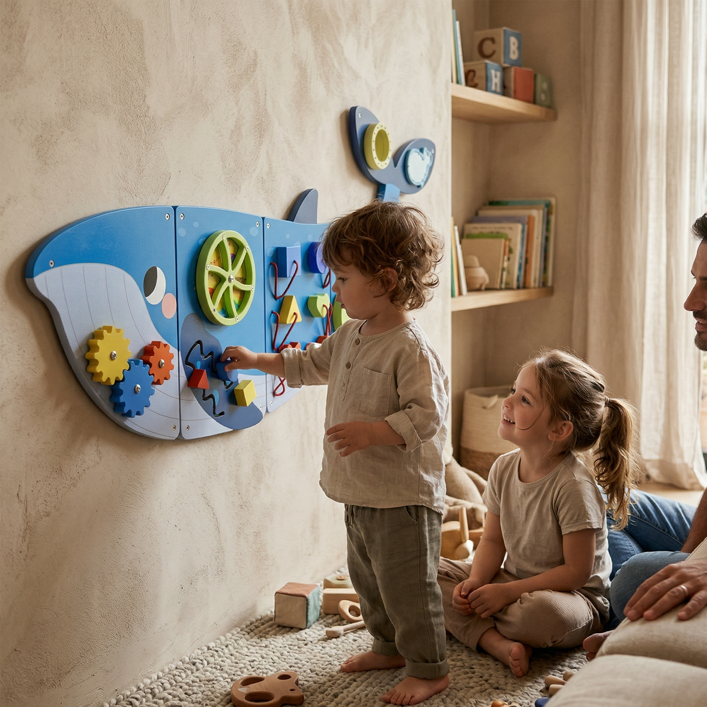 Montessori Wall Toy 8-in-1 | The Oceanic Discovery Suite