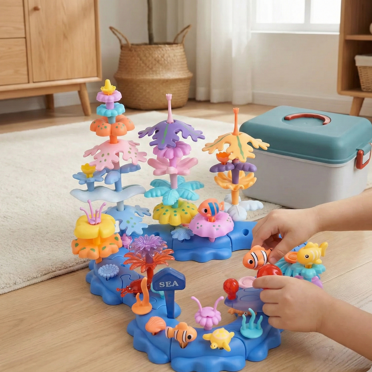 The Oceanus Structural Studio | 96-Piece Marine Engineering & Aquatic Ecology Set