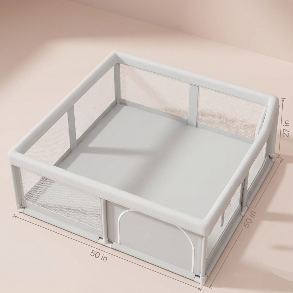Baby Safety Gate 50in Zero-Gap | The Vantage Guardian