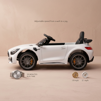 Licensed Mercedes-AMG GTR 12V Ride-On Car | The Silver-Arrow GT