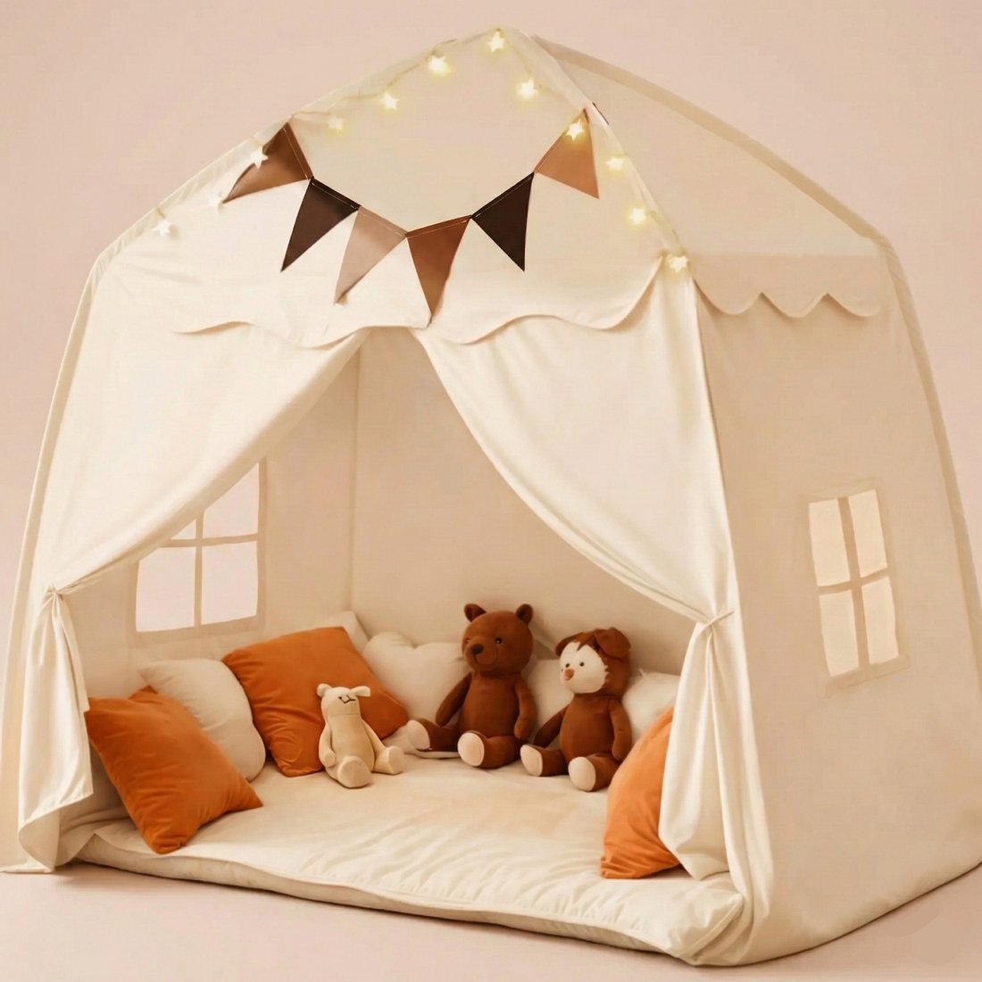 Large Kids Play Tent Indoor with Lights – The Celestial Atrium