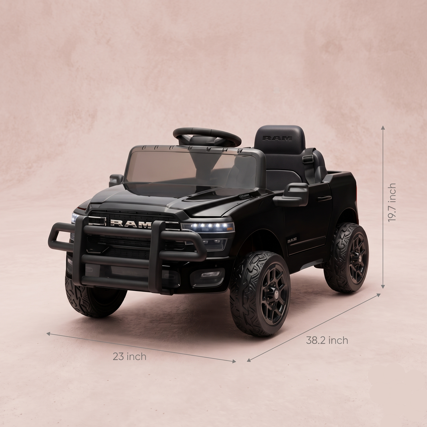 Licensed Dodge RAM 3500 12V Ride-On Truck | The Apex Hauler